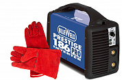 Сварочный инвертор ММА Prestige 186 PRO Blue Weld + краги