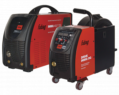 Cварочный  сварочный полуавтомат инвертор INMIG 400T DG (68 447)+DRIVE INMIG DG (68 448) (со шланг пакетом 5м)  + горелка FB 450 3m (68 301) Fubag