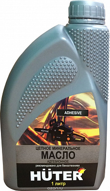 Масло цепное минеральное 80W90, для техники, 1Л , Huter