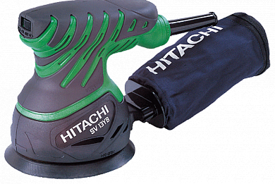 Шлифмашина эксцентриковая HiKOKI SV13YB; 230Вт, d=125мм, 12000 кол/мин, обрезин. рукоятка, 1,4кг