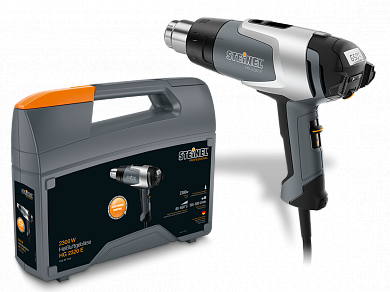 Термовоздуходувка HG 2320 E (2300W  80-650°C 150-500 л/мин) пласт. кейс Steinel