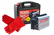 Сварочный инвертор САИ-220 в кейсе Ресанта + краги