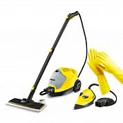 Пароочиститель Karcher SC 5 EasyFix Iron (Y) + латексные хозяйственные перчатки