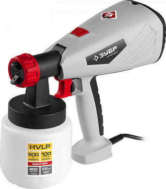 Краскопульт (краскораспылитель) ЗУБР КПЭ-500 HVLP