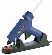 Аккумуляторный термоклеевой пистолет GLUEMATIC 5000 (500Вт 22г/мин 3-5мин o 11мм 220В комплект: 2 клеевые насадки, 5 клеевых стержней, база для зарядки) картон Steinel