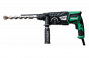 Перфоратор HiKOKI DH28PCY; 850Вт, SDS plus, 3,4 Дж, 3 реж, 0-1100об/мин, 0-4300уд/мин, антивибр.сис, кейс, 2,9кг