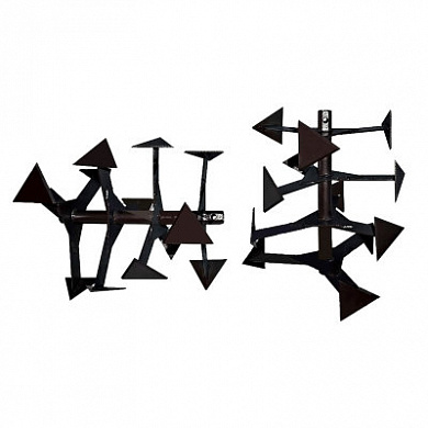 Фреза "Гусиные лапки" (шестигранник 23 мм) (комплект 2 шт.)