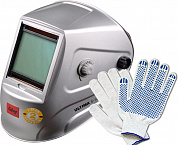 Маска сварщика FUBAG ULTIMA 5-13 Panoramic Natural Color + Перчатки хозяйственные