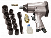 Пневмогайковерт PWS312 (158л/мин 312н/м 6.3бар 1/2") + набор кейс FUBAG
