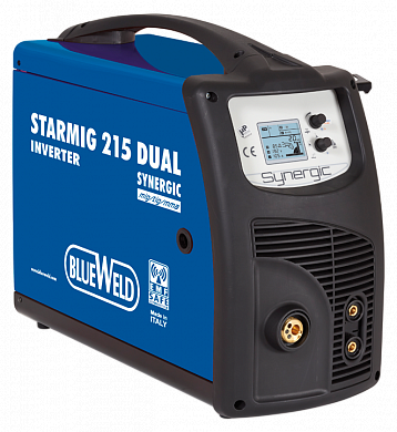 Сварочный инвертор полуавтомат  MIG/MAG Starmig 215 Dual Synergic Blue Weld