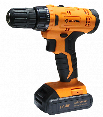 Дрель-шуруповерт аккумуляторная ДА-14Л-2KА (ДА-14Л-2K) (1,5 А/ч) , Вихрь