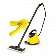Пароочиститель Karcher SC 2 Deluxe EasyFix, 1.513-243.0, желтый, черный + латексные хозяйственные перчатки