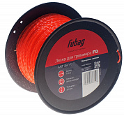 Триммерная леска FQ сечение витой квадрат L 130 м * 2.4 мм Fubag