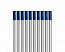 Вольфрамовые электроды D2.4x175мм (blue) WL20 FUBAG