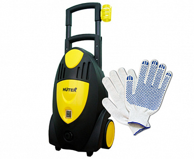 Мойка высокого давления HUTER M165-РW + Перчатки хозяйственные