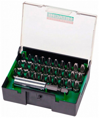 Набор бит 31 предмет HITACHI