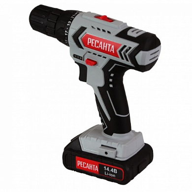 Дрель-шуруповерт аккумуляторная ДА-14-2ЛК Ресанта