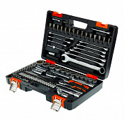 Набор инструментов, 1/2", 1/4", CrV, пластиковый кейс 82 предметов Вихрь