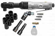 Пневмогайковерт угловой RW61 1/2  дюйма с набором в кейсе Fubag