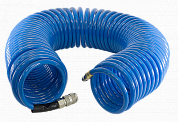 Шланг спиральный с фитингами рапид полиуретан 15бар 8x12мм 20м FUBAG
