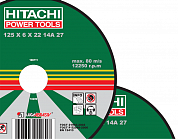 Круг отрезной А24 (14А) 115х1.2х22 Hitachi